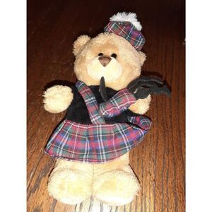 Pipp the Bear and Friends Keel Toys Scottish Piper 9.5" Teddy Bear Plush Toy